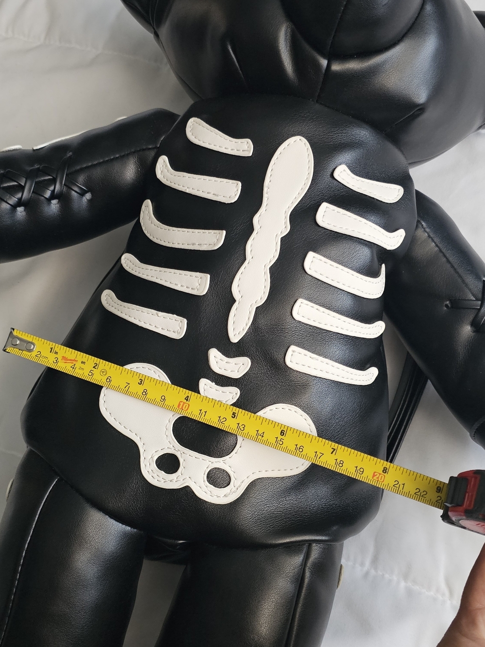 Current Mood Skelly bear Faux Leather Backpack - Picture 6 of 8